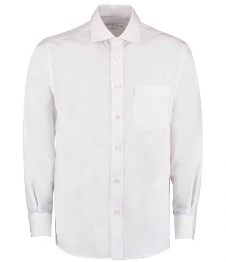 Kustom Kit K116 Premium Long Sleeve Classic Fit Non-Iron Shirt